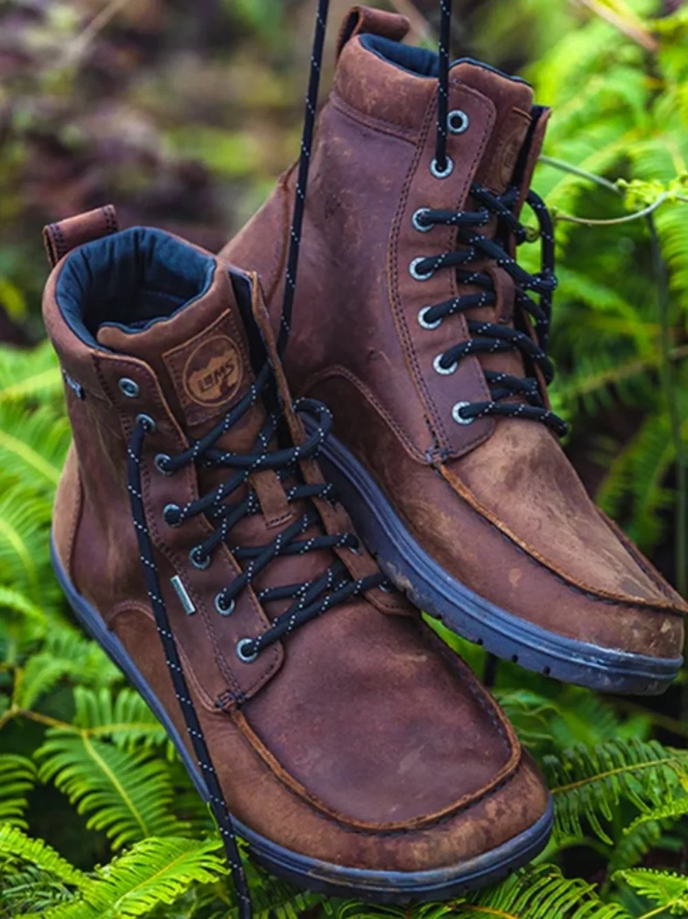 Lems Boulder Boot waterproof Men's Brown Leather Lace-Up Boots